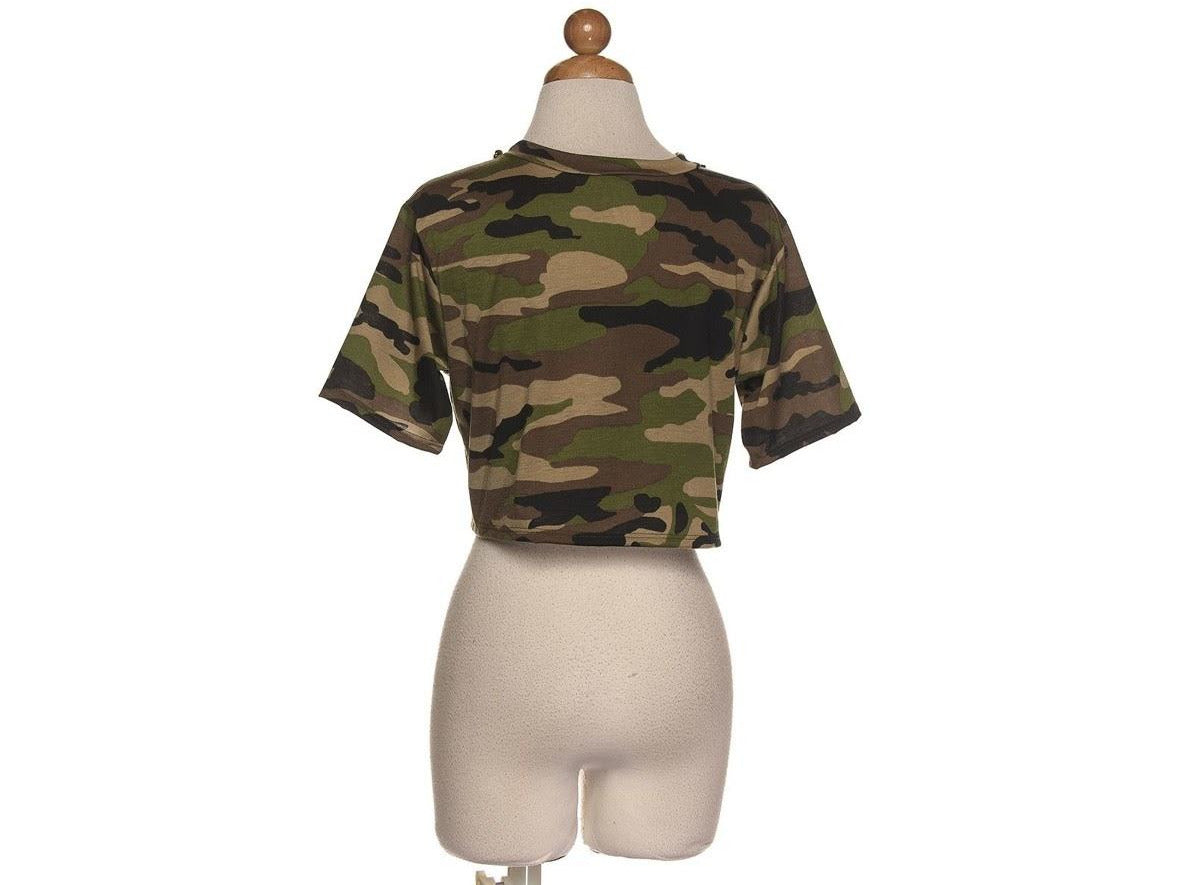March Out Crop Top