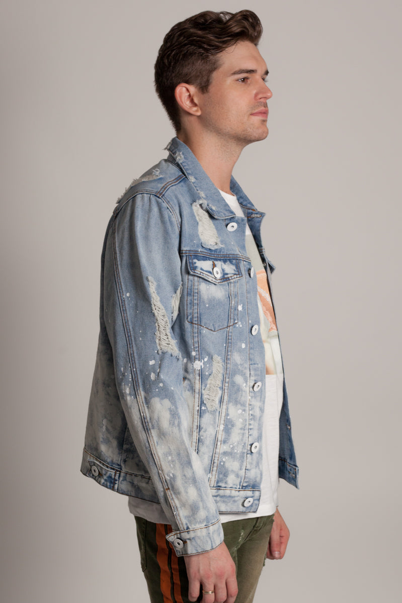 Distressed Jean Jacket