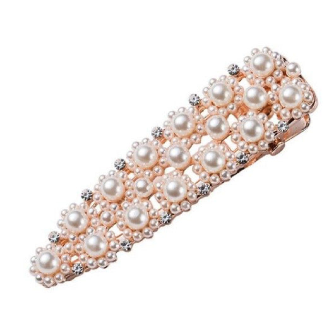 Faux Pearl Hair Clip