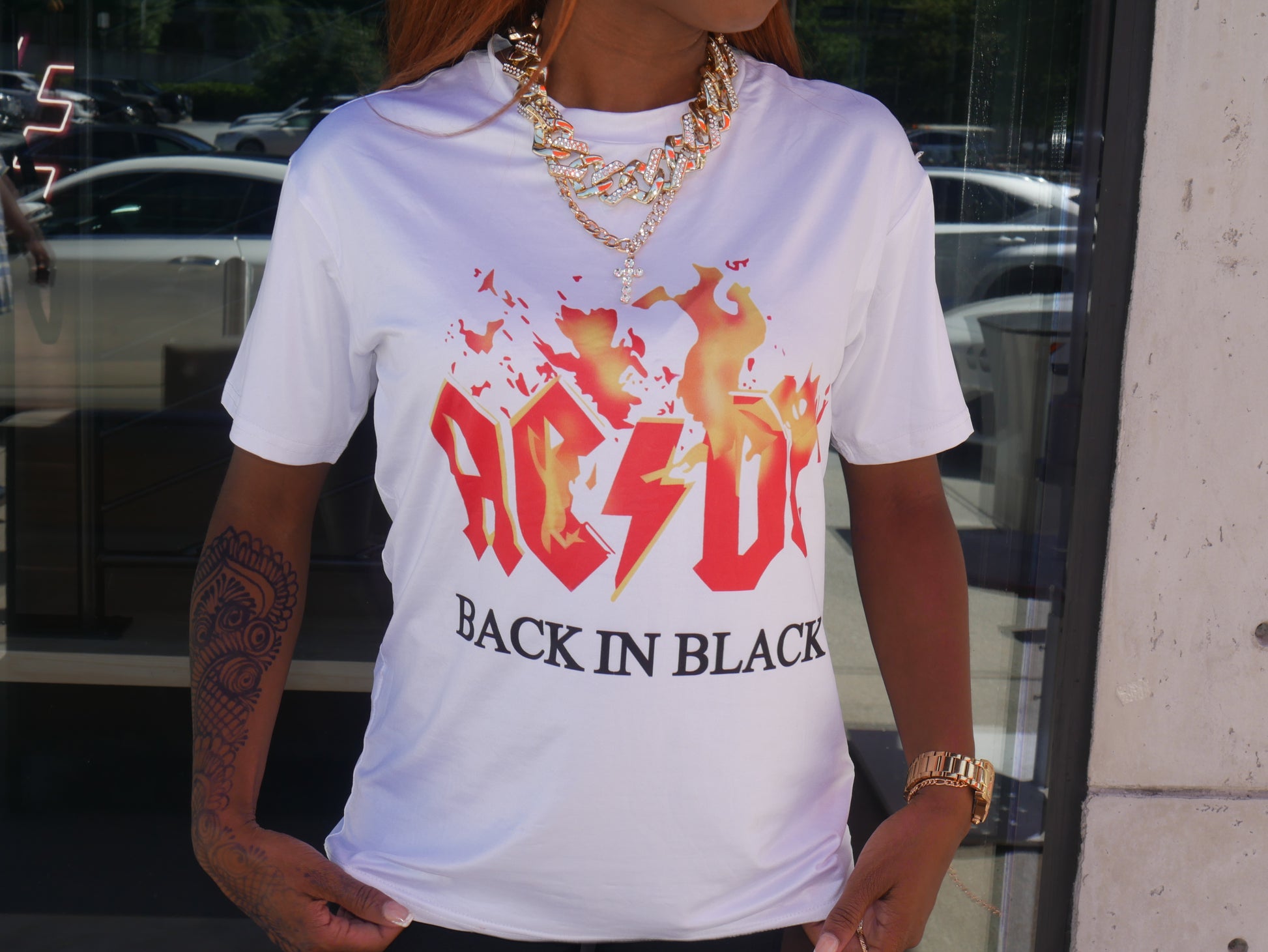 Acdc Back in Black Women's T Shirt